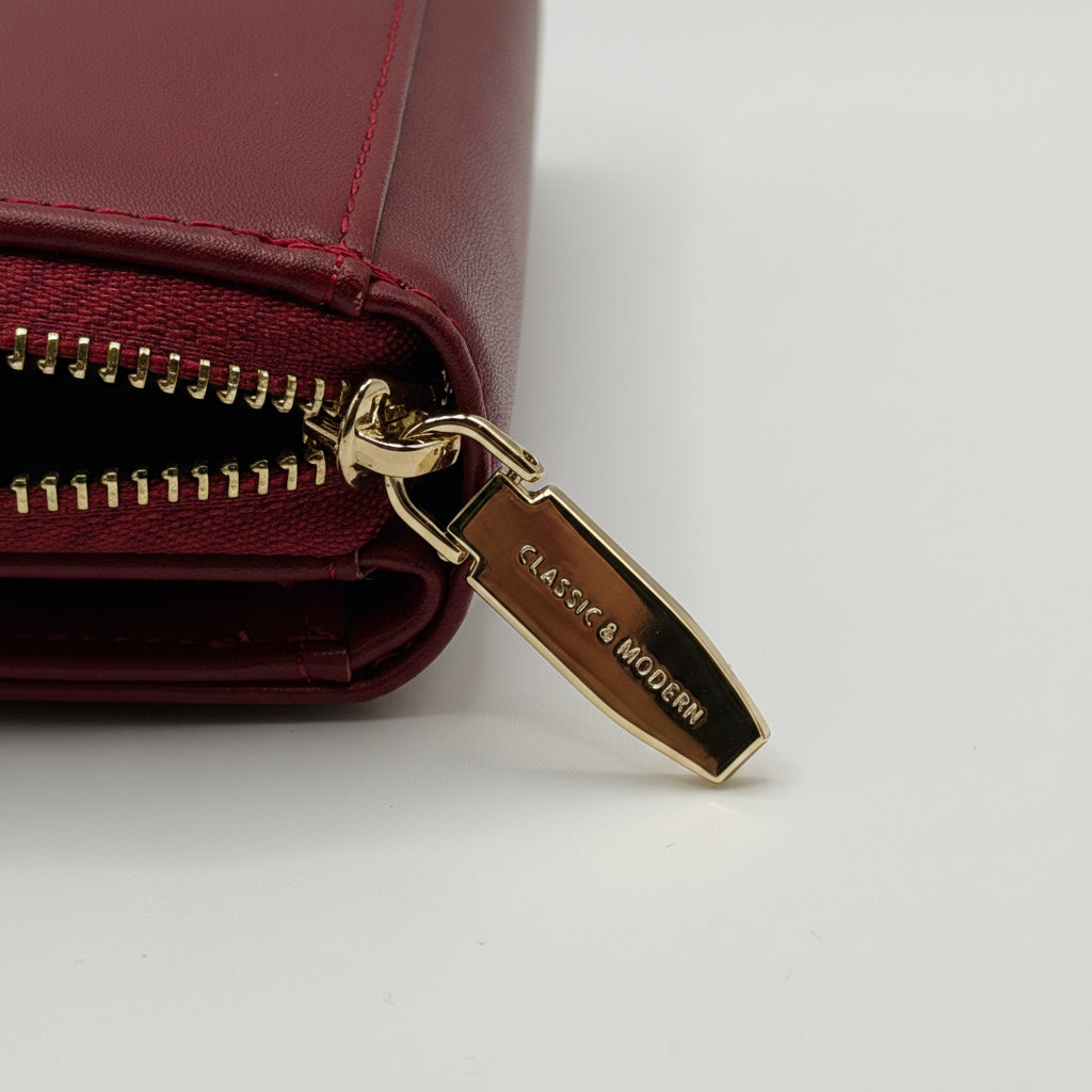 Porte Feuille Rouge - Classic & Modern