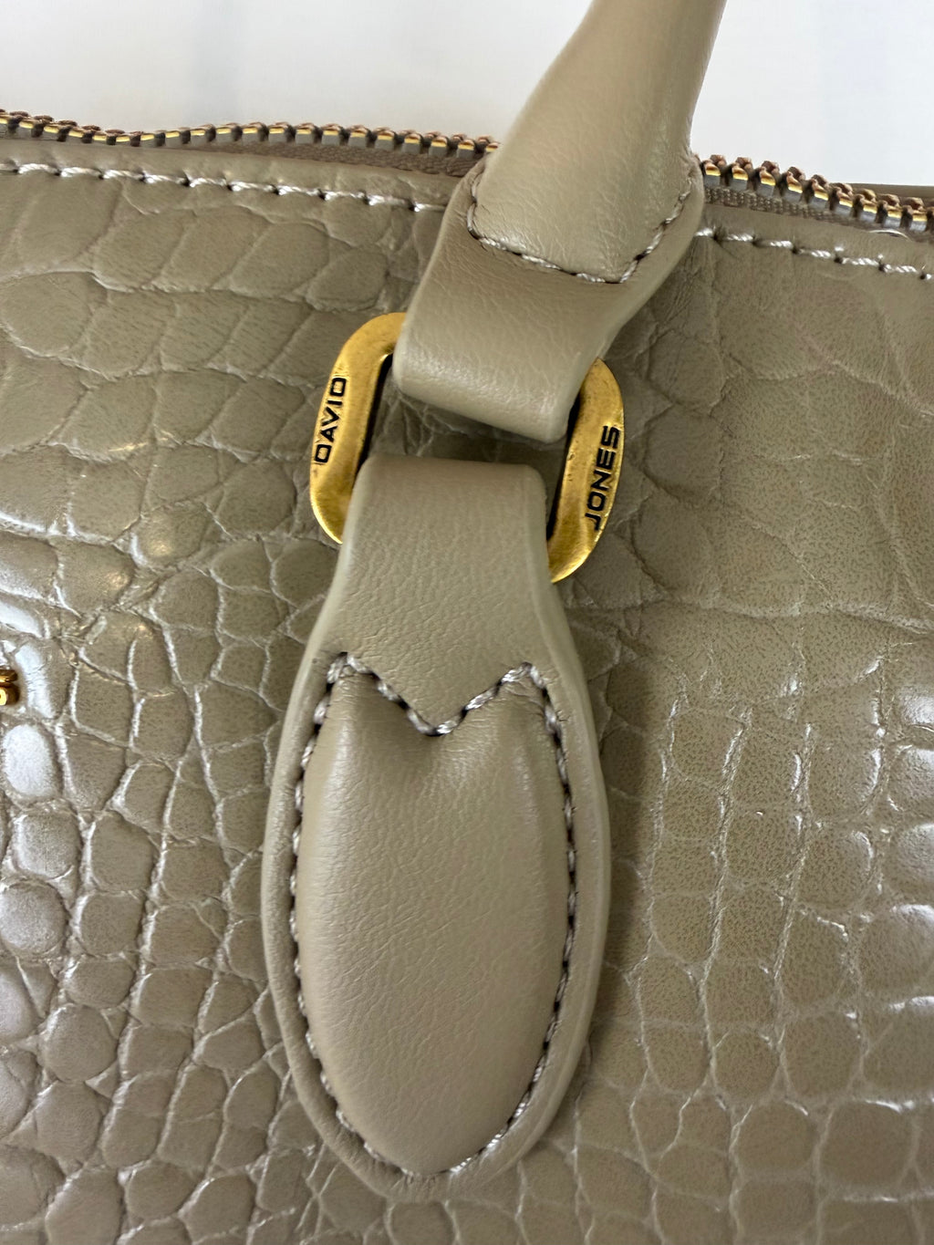 Sac Croco Olive Green