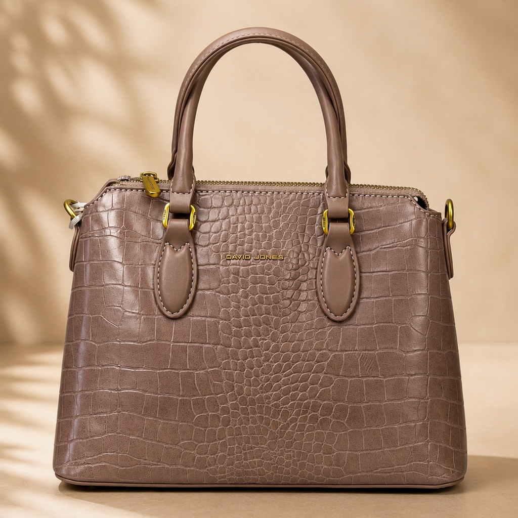 Sac Croco Dusty Rose