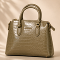 Sac Croco Olive Green